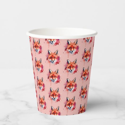 Gobelets En Papier Fox Paper Cups (Recto)