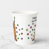 Gobelets En Papier Fox Red Labrador Confetti fête d'anniversaire (Droite)