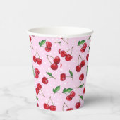 Gobelets En Papier Fraîches Cerises Douces (Droite)