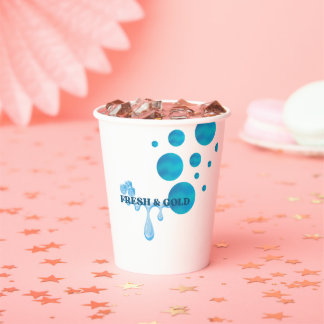 Gobelets En Papier frais et froid