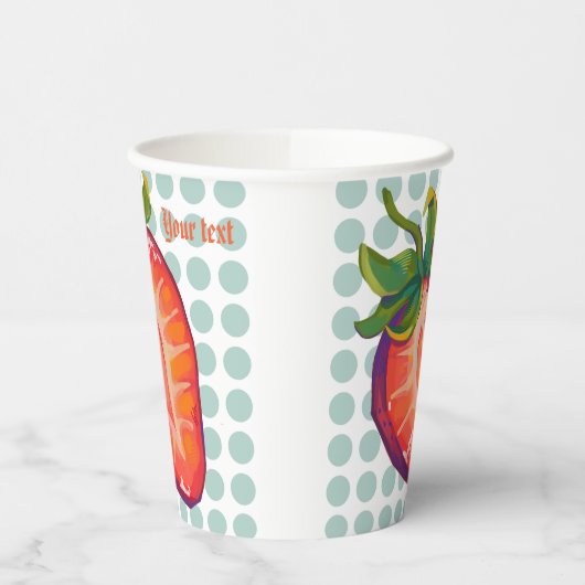 Gobelets En Papier Fraise (Gauche)