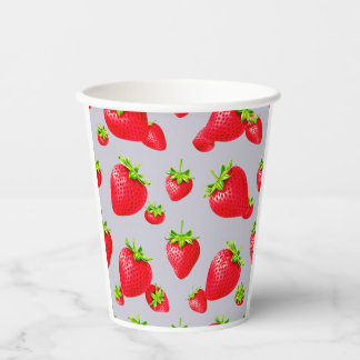 Gobelets En Papier fraise