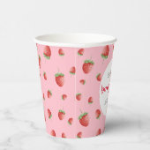 Gobelets En Papier fraise 1er anniversaire Berry 1er (Droite)