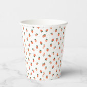 Gobelets En Papier Fraise mignonne (Droite)