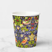 Gobelets En Papier Fraise Thief Oiseaux William Morris (Gauche)