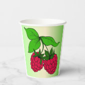 Gobelets En Papier Framboise (Verso)