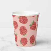 Gobelets En Papier framboise rose (Verso)
