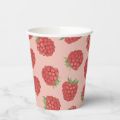 Gobelets En Papier framboise rose (Gauche)