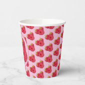 Gobelets En Papier Framboises  (Gauche)