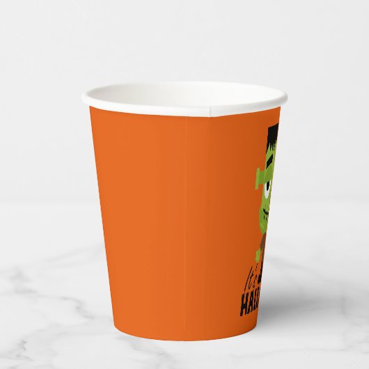 Gobelets En Papier Frankenstein C'est Halloween (Droite)