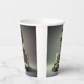 Gobelets En Papier Frankenstein Head Anniversaire Gâteau au chocolat (Gauche)