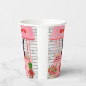 Gobelets En Papier French Bulldog Valentine's Day Kissing Booth (Gauche)