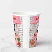 Gobelets En Papier French Bulldog Valentine's Day Kissing Booth (Droite)