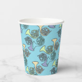 Gobelets En Papier French Horns Band Class French Horn Enseignant (Verso)