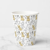 Gobelets En Papier Frenchie aime les os (Verso)