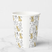 Gobelets En Papier Frenchie aime les os (Droite)