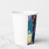 Gobelets En Papier Frenchie Birthday Bash : Un mignon Bulldog françai (Droite)