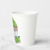 Gobelets En Papier Fresh Green Apple Harvest Barrel Granny Smith (Gauche)