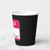 Gobelets En Papier FRIENDS™ | Bonjour Mon nom est Regina Phalange (Verso)