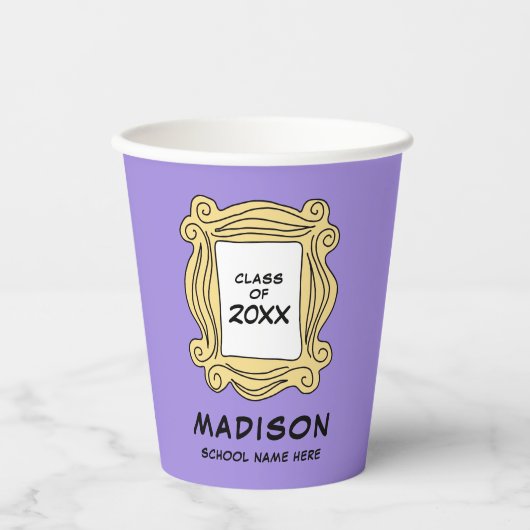 Gobelets En Papier FRIENDS™ Celui avec la graduation (Recto)