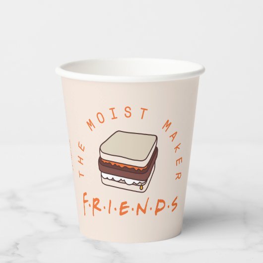 Gobelets En Papier FRIENDS™ | Le Moist Maker (Recto)