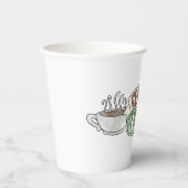 Gobelets En Papier FRIENDS™ | Logo Central Perk Watercolor (Recto)