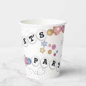 Gobelets En Papier Friendship Bracelet fille bijoux fête d'anniversai (Gauche)