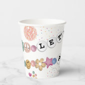 Gobelets En Papier Friendship Bracelet fille bijoux fête d'anniversai (Recto)