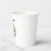 Gobelets En Papier From Zzz to Zoom" T-Shirt - Coffee Mug Face  (Gauche)