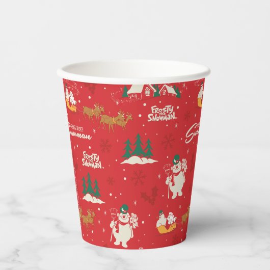 Gobelets En Papier Frosty - Le Motif favori de tout le monde (Recto)