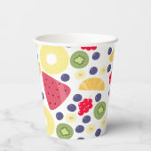 Gobelets En Papier Fruit - (Verso)