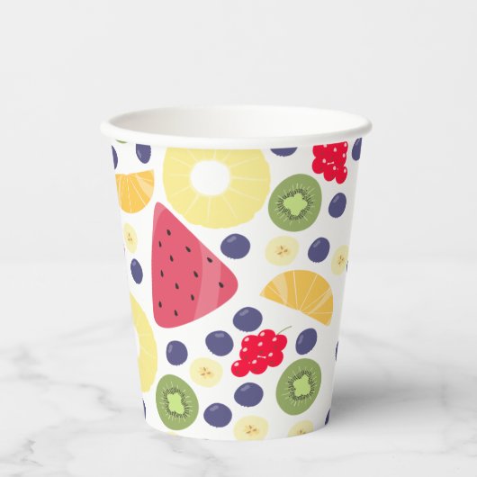 Gobelets En Papier Fruit - (Recto)
