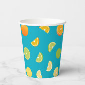 Gobelets En Papier Fruit Citron (Verso)