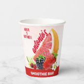 Gobelets En Papier Fruit Cocktail Party (Verso)