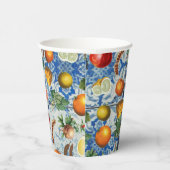 Gobelets En Papier Fruit Festif Joyeux Fêtes de Noël (Droite)