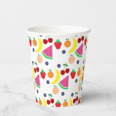 Gobelets En Papier Fruit Two-tti Frutti 2nd Birthday (Verso)