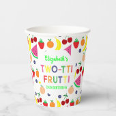 Gobelets En Papier Fruit Two-tti Frutti 2nd Birthday (Recto)