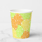 Gobelets En Papier Fruits de citron vert orange (Droite)