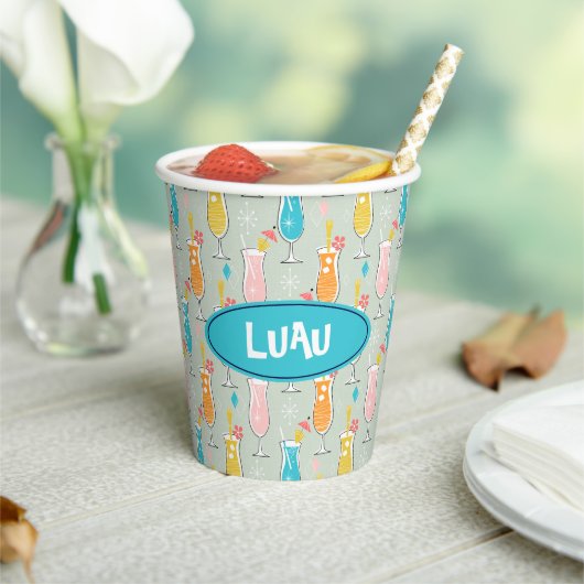 Gobelets En Papier Fruity Tiki Beverages (Insitu)