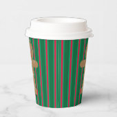Gobelets En Papier Fun and Fancy Christmas Gingbread Homme (Droite)