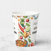 Gobelets En Papier Fun Bbq Taco Chef Soup Potluck Party 40e anniversa (Gauche)