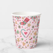 Gobelets En Papier Fun Christmas Cookies and Candies      (Recto)