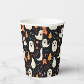 Gobelets En Papier Fun Fun Fantômes colorés Halloween (Droite)