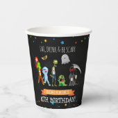 Gobelets En Papier Fun Halloween Anniversaire de enfant Party (Recto)