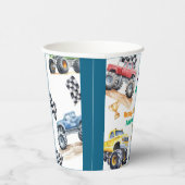 Gobelets En Papier Fun Monster Trucks Birthday Party (Droite)