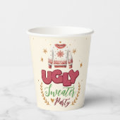 Gobelets En Papier Fun Retro Vilain Sweet Noël (Verso)