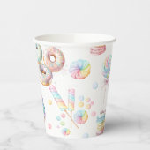 Gobelets En Papier Fun Sweet Candy Glace Pastel Anniversaire (Gauche)