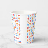 Gobelets En Papier Fun Swimsuit Pool Party Personnalisé Bachelorette (Gauche)