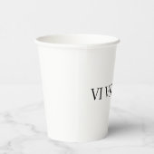 Gobelets En Papier funny 67 roman numeral (Droite)