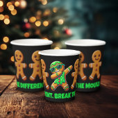 Gobelets En Papier Funny Be Different Break the Mold Gingerbread Homm